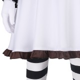 Charlie and the Chocolate Factory Chocolate Women Dress Cosplay Costume Halloween Carnival Outfit