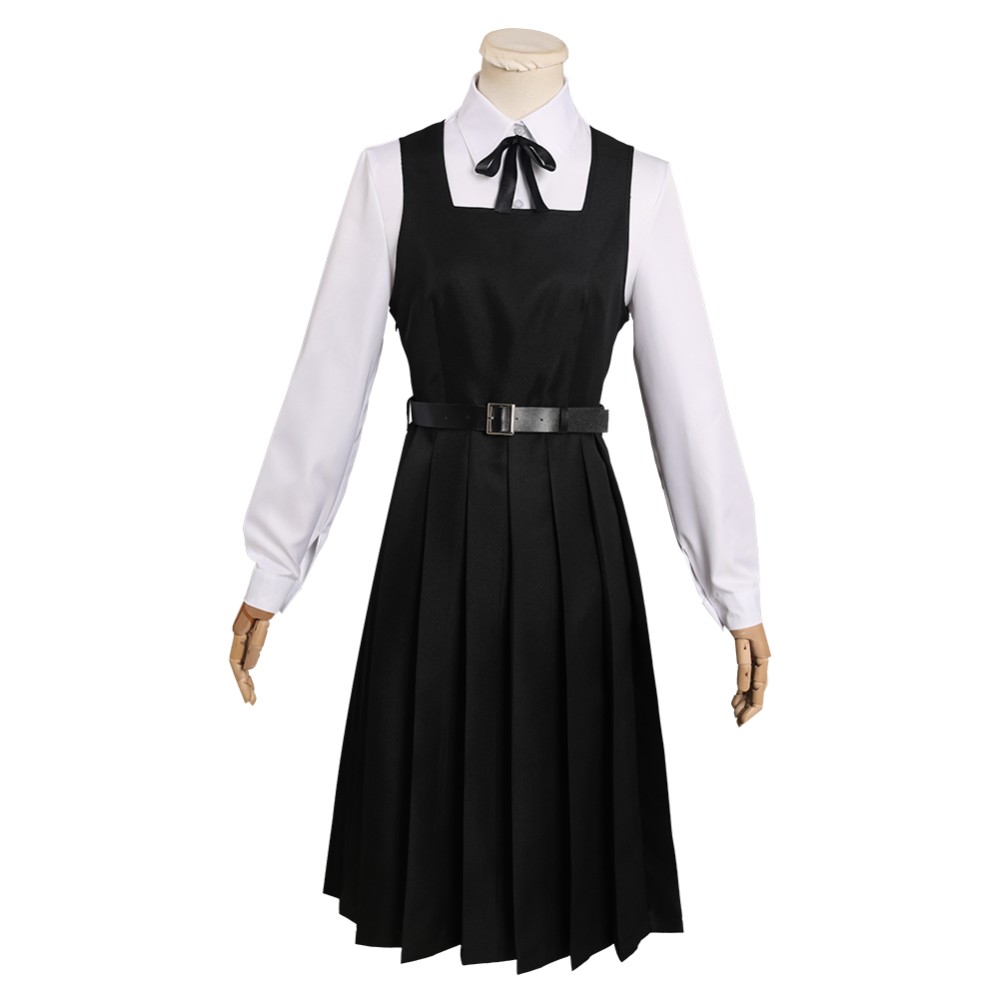 Chainsaw Man - Mitaka Asa Uniform Dress Cosplay Costume Halloween Carnival Outfit