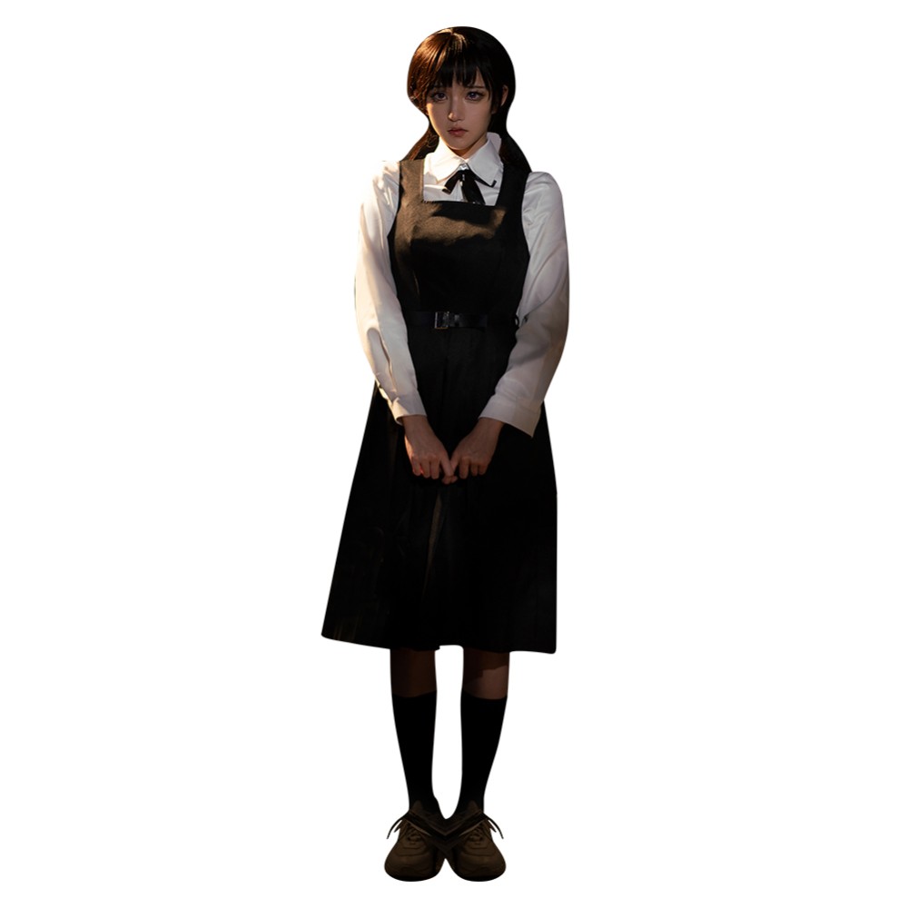 Chainsaw Man - Mitaka Asa Uniform Dress Cosplay Costume Halloween Carnival Outfit