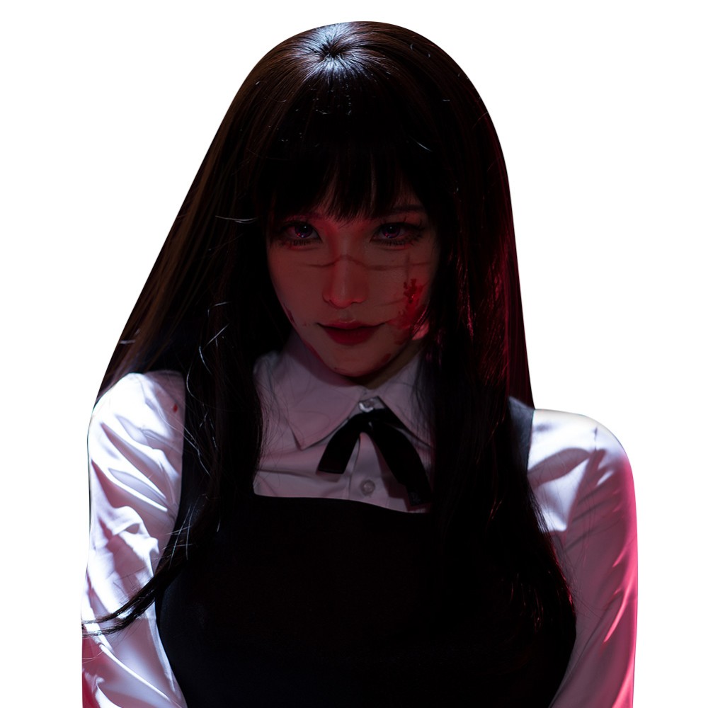 Chainsaw Man - Mitaka Asa Uniform Dress Cosplay Costume Halloween Carnival Outfit