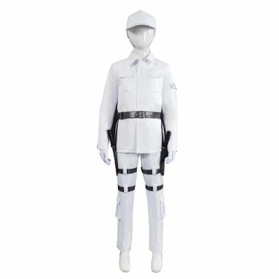 Cells At Work White Blood Cell Kids Children White Cosplay Costume Halloween Carnival Outfit