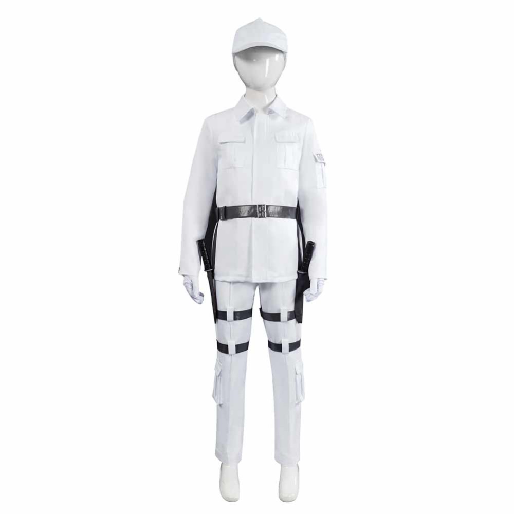 Cells At Work White Blood Cell Kids Children White Cosplay Costume Halloween Carnival Outfit