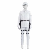 Cells At Work White Blood Cell Kids Children White Cosplay Costume Halloween Carnival Outfit
