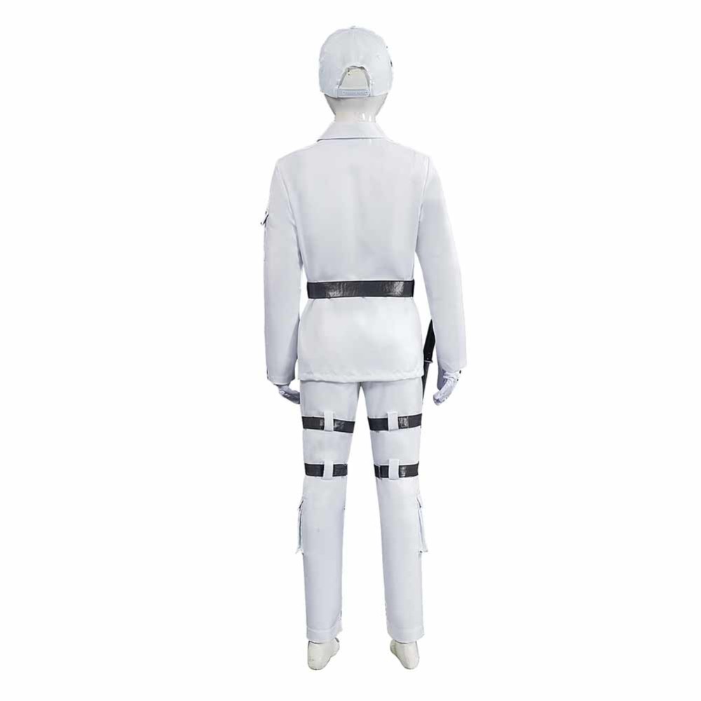 Cells At Work White Blood Cell Kids Children White Cosplay Costume Halloween Carnival Outfit