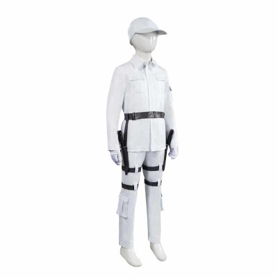 Cells At Work White Blood Cell Kids Children White Cosplay Costume Halloween Carnival Outfit