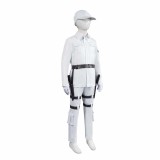 Cells At Work White Blood Cell Kids Children White Cosplay Costume Halloween Carnival Outfit