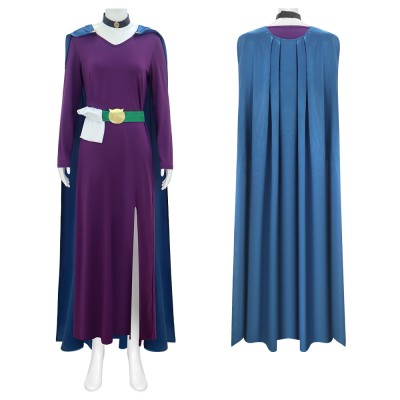 Catwoman Selina Kyle Purple Cape Edition Set Party Cosplay Costume Halloween Carnival
