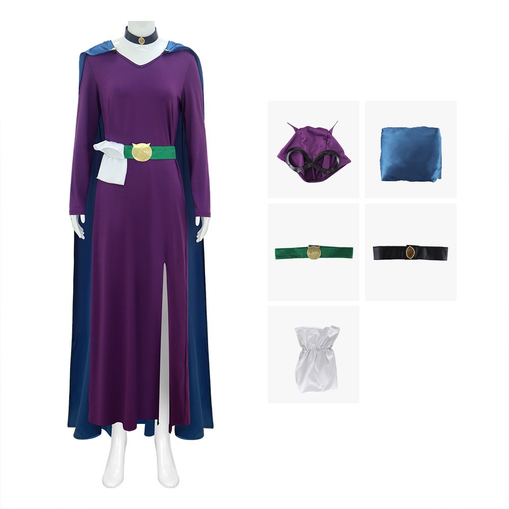 Catwoman Selina Kyle Purple Cape Edition Set Party Cosplay Costume Halloween Carnival