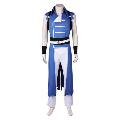 Castlevania:Nocturne Season 2 Richter Belmont Blue Uniform Cosplay Costume Halloween Carnival Outfit