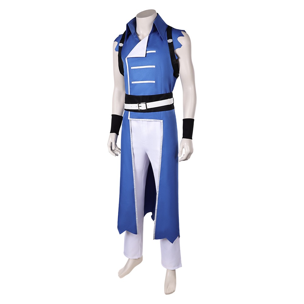 Castlevania:Nocturne Season 2 Richter Belmont Blue Uniform Cosplay Costume Halloween Carnival Outfit