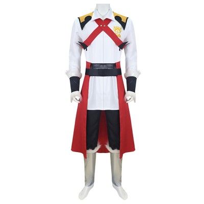 Castlevania Belmont Men White Unifrom Set Party Cosplay Costume Halloween Carnival
