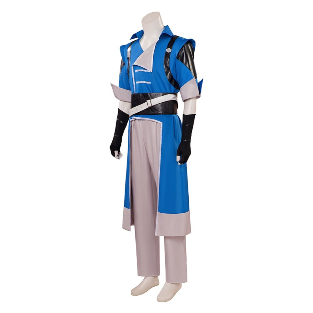 Castlevania: Nocturne Season 2 Richter Belmont Men Blue Cosplay Costume Halloween Carnival Outfit