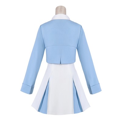 Cardcaptor Sakura Sakura Kinomoto Women Blue Skirt Party Cosplay Costume Halloween Carnival Outfit