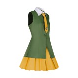 Cardcaptor Sakura Sakura Kinomoto Green Skirt Set Party Cosplay Costume Halloween Carnival