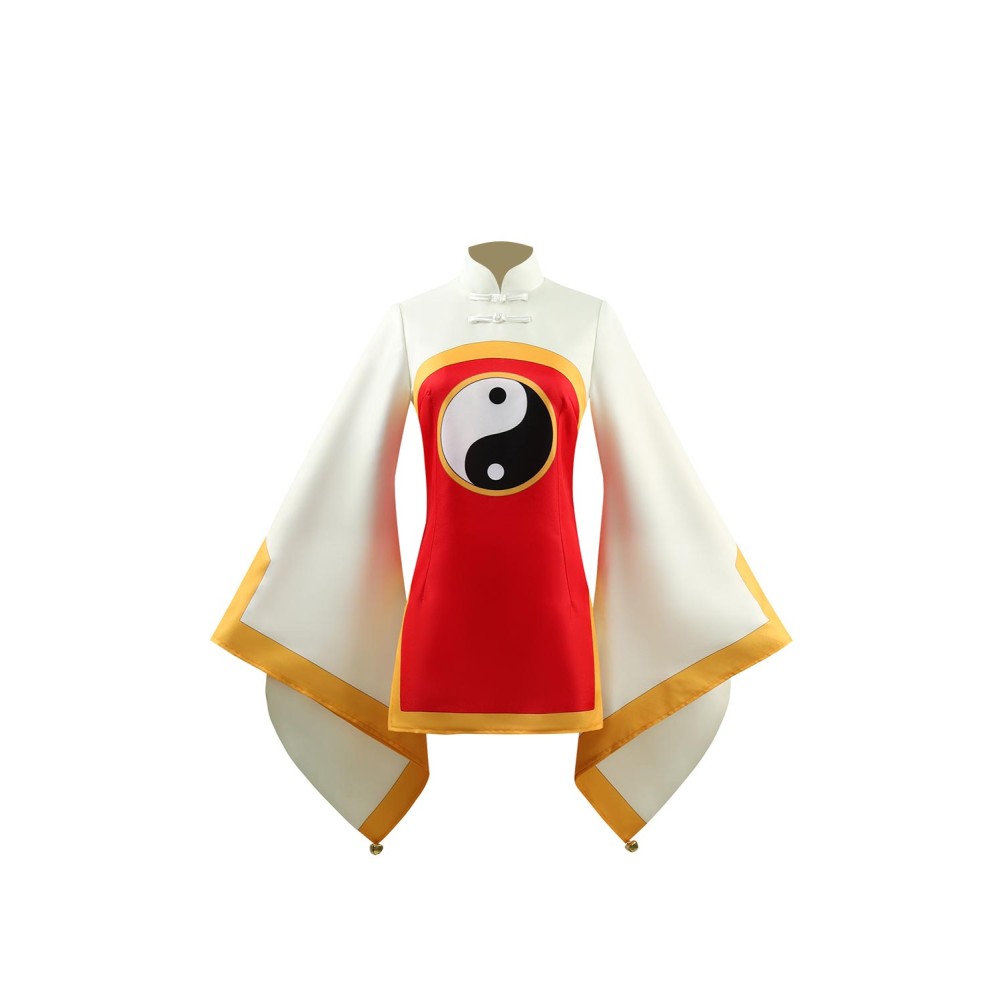 Cardcaptor Sakura Meiling Li Women Robe Suit Cosplay Costume Halloween Carnival Outfit