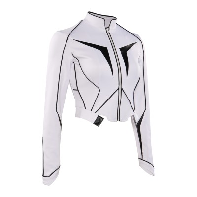 Captain Monica Rambeau White Suit Cosplay Costume Halloween Carnival Outfit