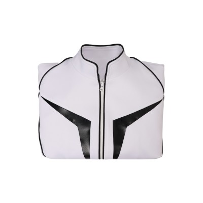 Captain Monica Rambeau White Suit Cosplay Costume Halloween Carnival Outfit