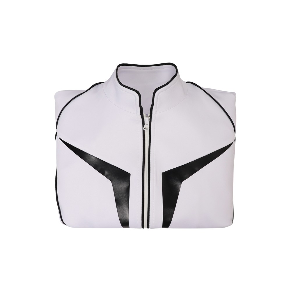 Captain Monica Rambeau White Suit Cosplay Costume Halloween Carnival Outfit