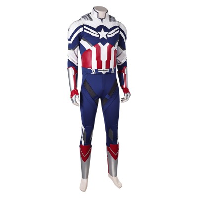 Captain America: Brave New World(2025) Sam Wilson Cosplay Costume Halloween Carnival Outfit