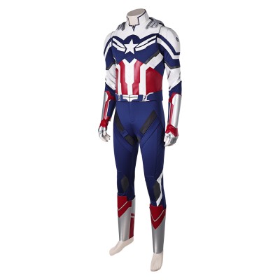 Captain America: Brave New World(2025) Sam Wilson Cosplay Costume Halloween Carnival Outfit