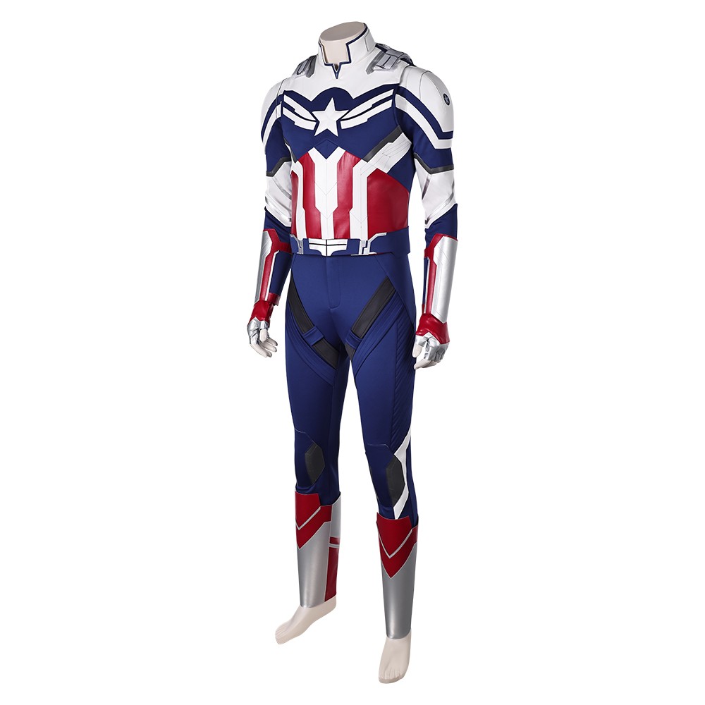 Captain America: Brave New World(2025) Sam Wilson Cosplay Costume Halloween Carnival Outfit