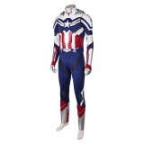 Captain America: Brave New World(2025) Sam Wilson Cosplay Costume Halloween Carnival Outfit