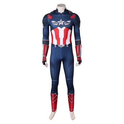 Captain America: Brave New World (2025) Captain America Cosplay Costume Halloween Carnival Outfit