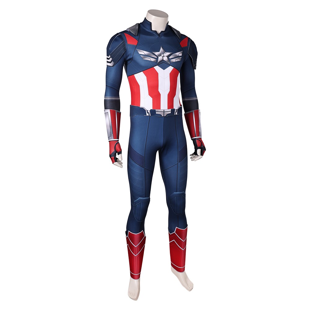 Captain America: Brave New World (2025) Captain America Cosplay Costume Halloween Carnival Outfit