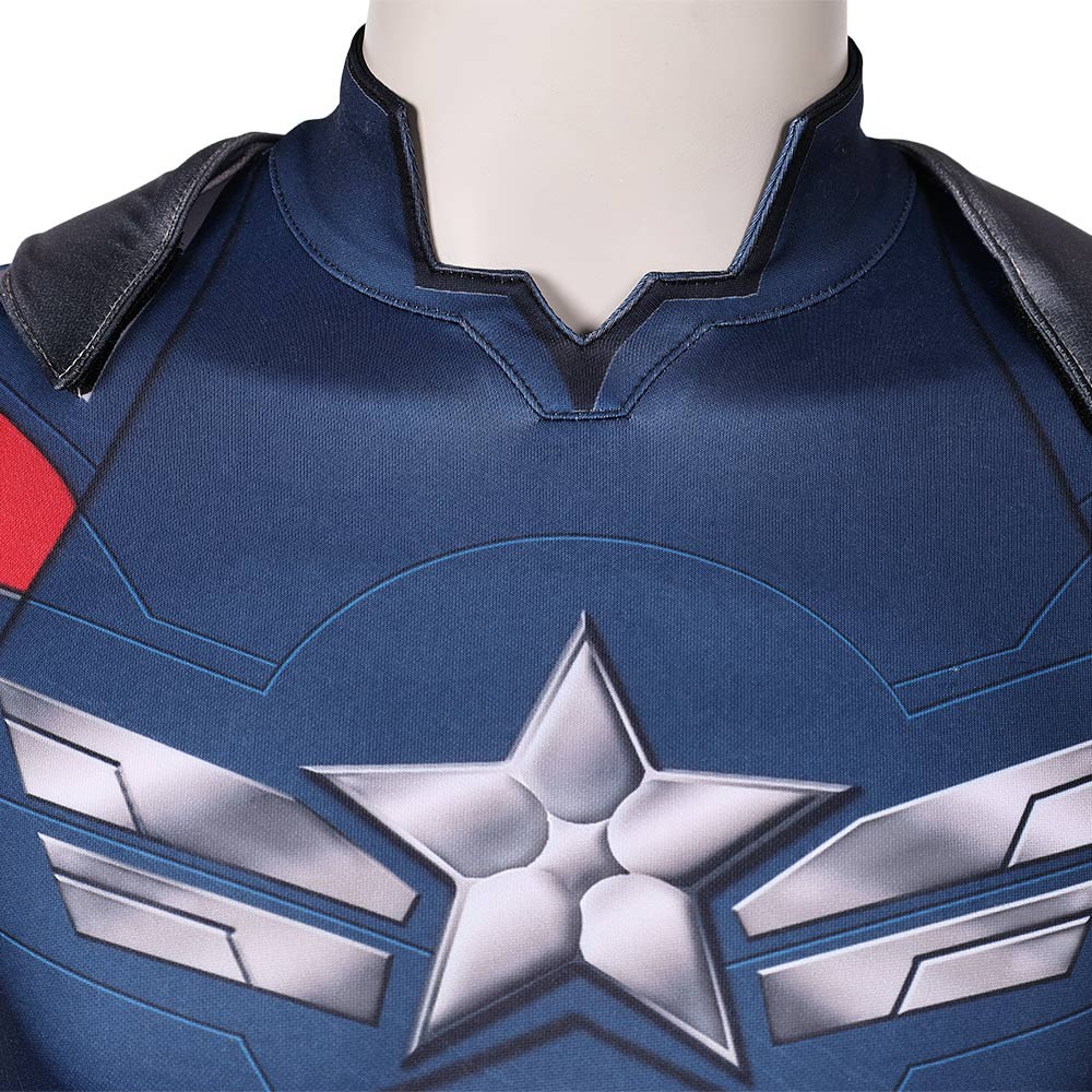 Captain America: Brave New World (2025) Captain America Cosplay Costume Halloween Carnival Outfit