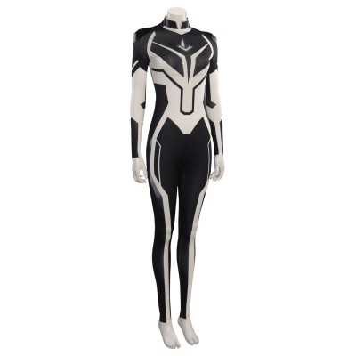 Captain 2 Monica Rambeau Spectrum Jumpsuit Suit Cosplay Costume Halloween Carnival Outfit