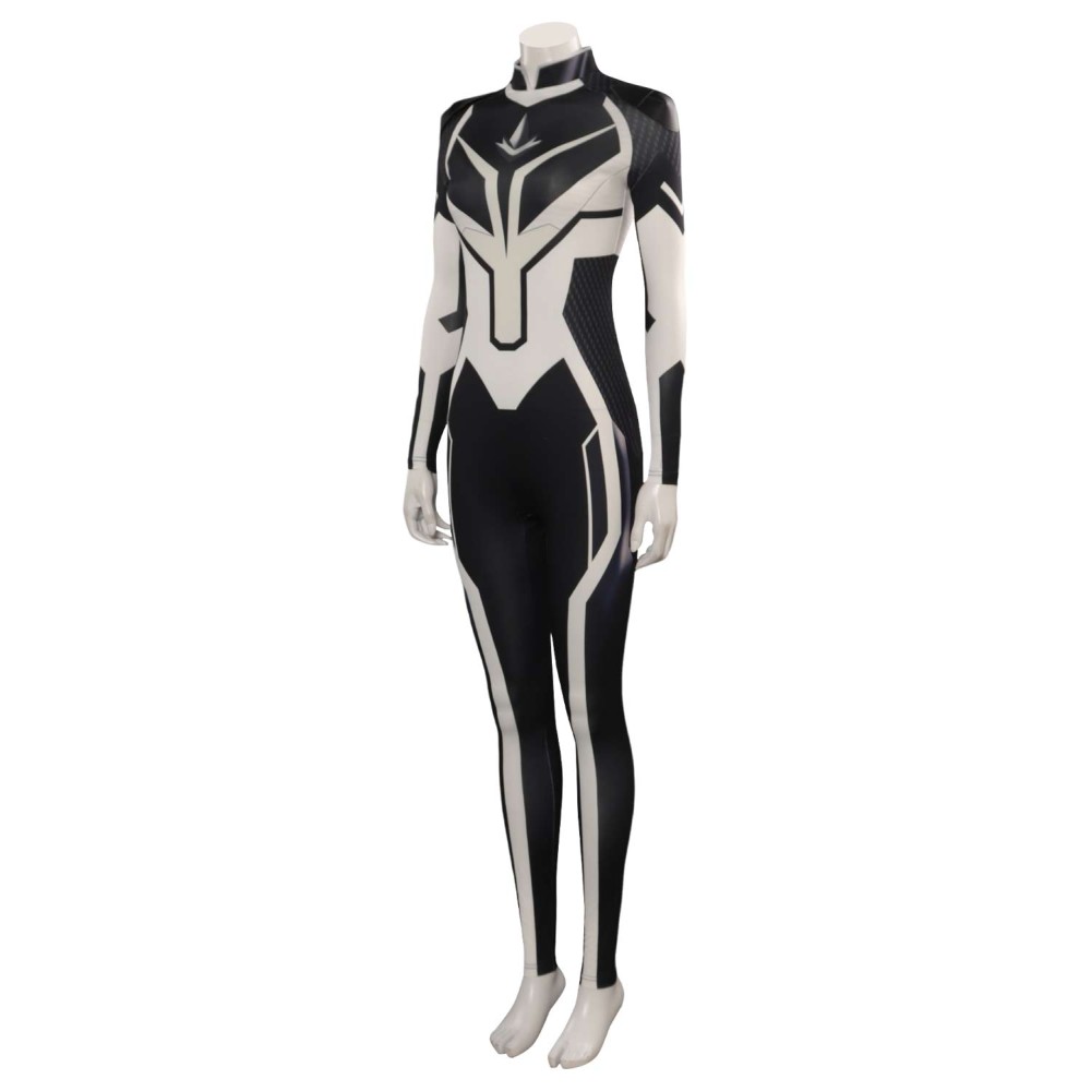 Captain 2 Monica Rambeau Spectrum Jumpsuit Suit Cosplay Costume Halloween Carnival Outfit