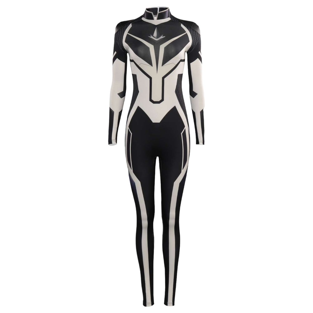 Captain 2 Monica Rambeau Spectrum Jumpsuit Suit Cosplay Costume Halloween Carnival Outfit