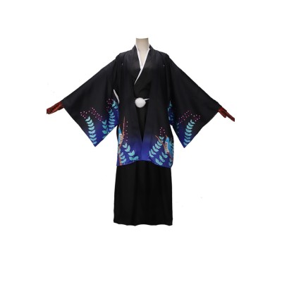 Bungo Stray Dogs Ryuunosuke Akutagawa Kimono Suit Cosplay Costume Halloween Carnival Outfit