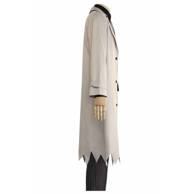 Bungo Stray Dogs Ryunosuke Akutagawa Grey Uniform Suit Cosplay Costume Halloween Carnival Outfit