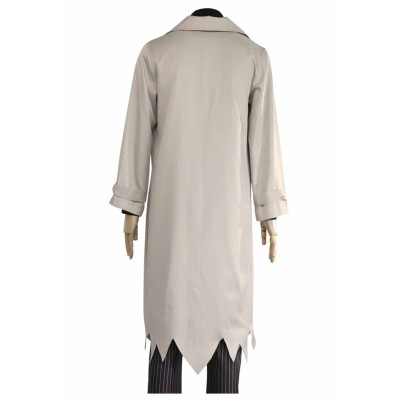Bungo Stray Dogs Ryunosuke Akutagawa Grey Uniform Suit Cosplay Costume Halloween Carnival Outfit