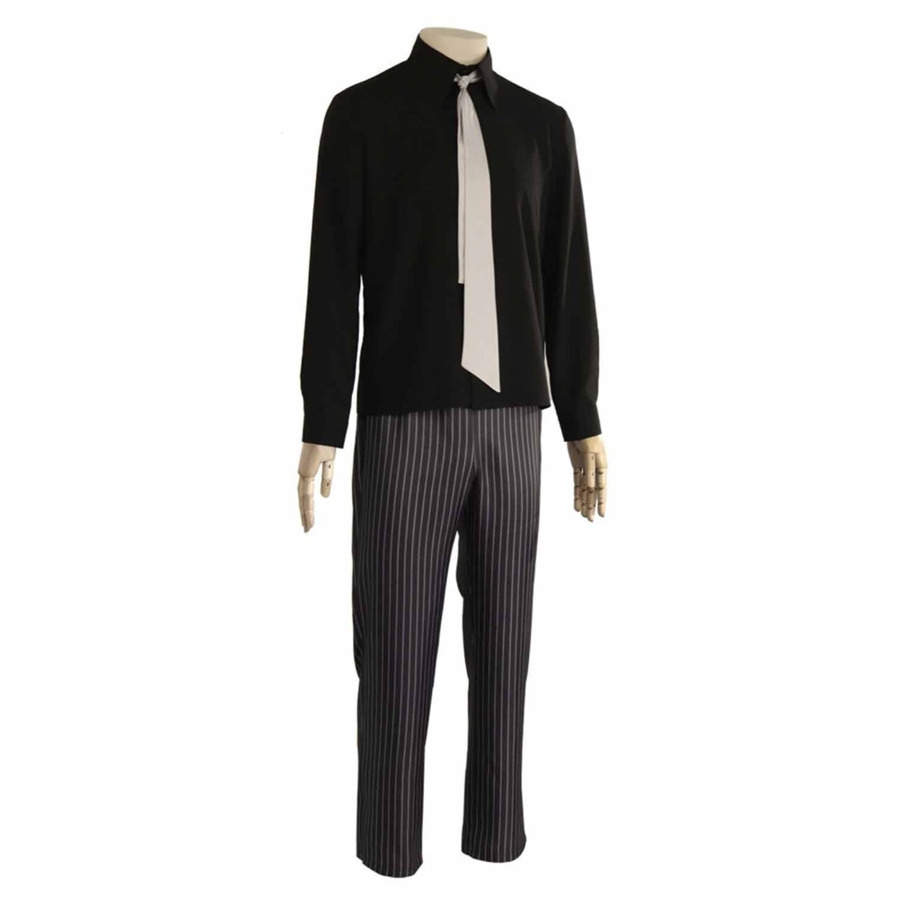 Bungo Stray Dogs Ryunosuke Akutagawa Grey Uniform Suit Cosplay Costume Halloween Carnival Outfit