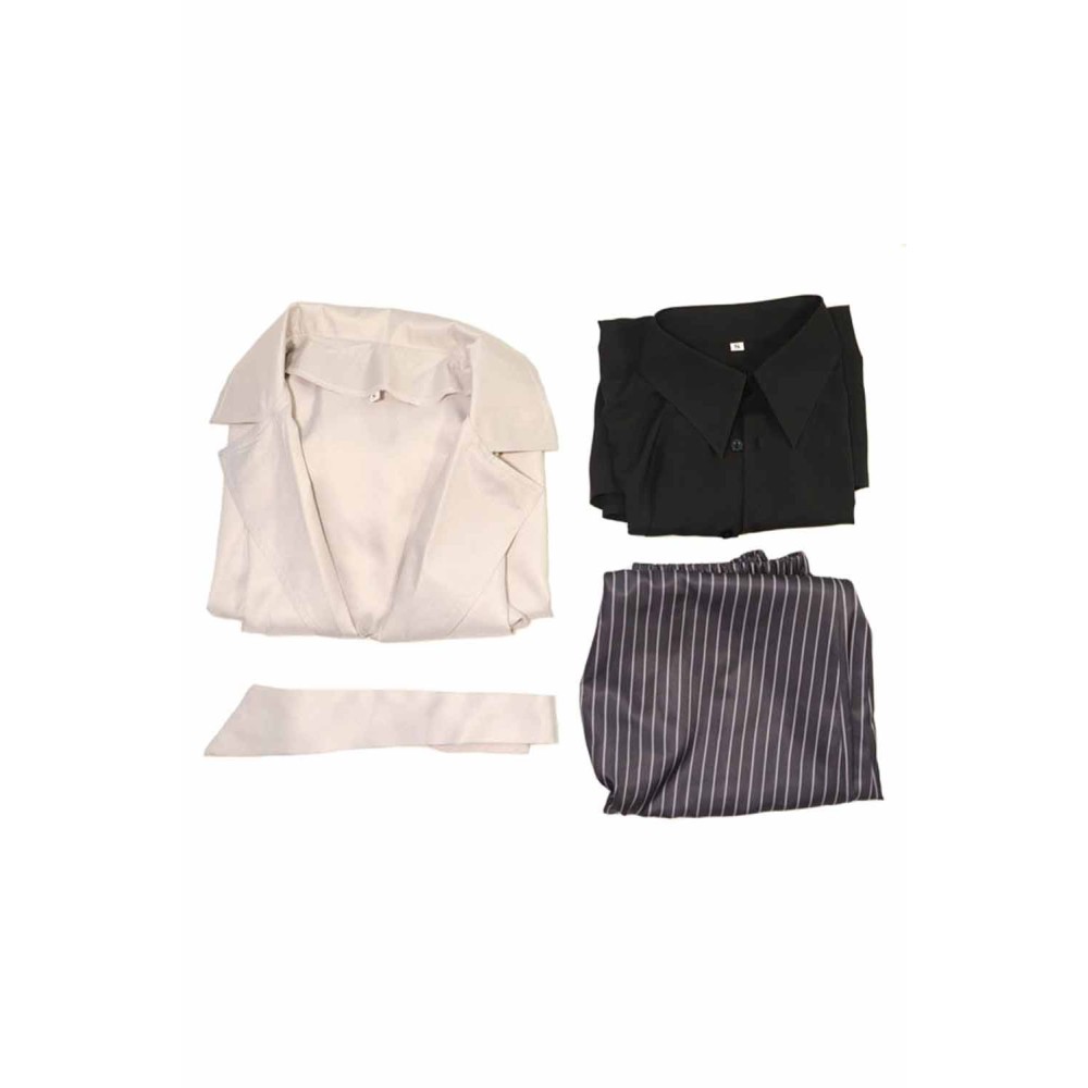 Bungo Stray Dogs Ryunosuke Akutagawa Grey Uniform Suit Cosplay Costume Halloween Carnival Outfit