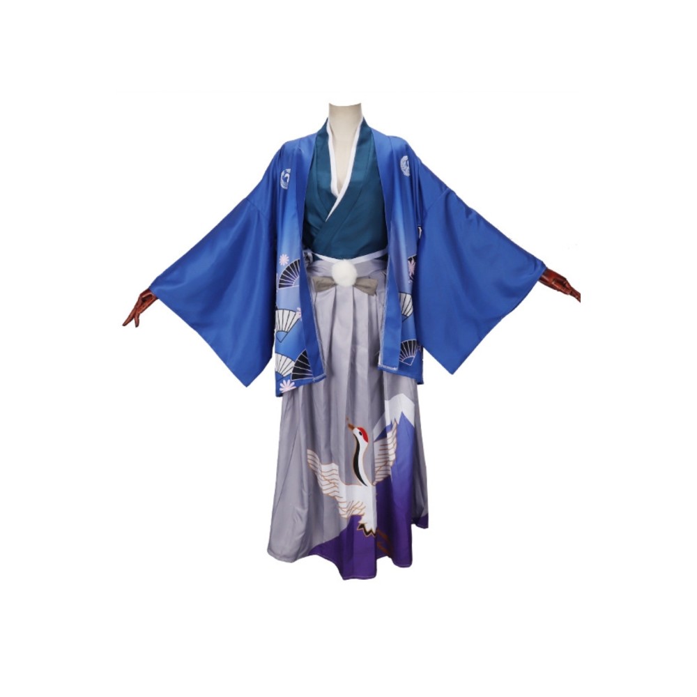 Bungo Stray Dogs Osamu Dazai Kimono Suit Cosplay Costume Halloween Carnival Outfit