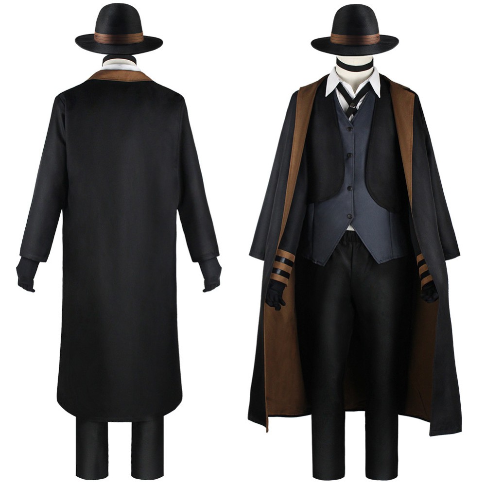 Bungo Stray Dogs Nakahara Chuuya Suit Cosplay Costume Halloween Carnival Outfit