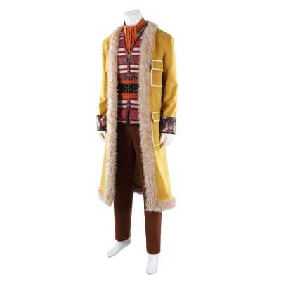 Buggy Brown Trench Coat Cosplay Costume Halloween Carnival Outfit