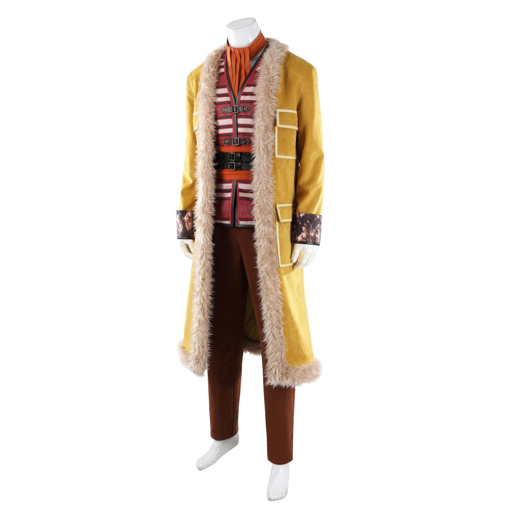 Buggy Brown Trench Coat Cosplay Costume Halloween Carnival Outfit