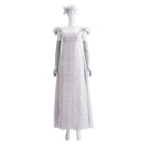 Sophie Beckett Women White Cosplay Costume Halloween Carnival Outfit