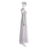 Sophie Beckett Women White Cosplay Costume Halloween Carnival Outfit