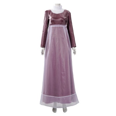 Sophie Beckett Women Purple Dress Cosplay Costume Halloween Carnival Outfit