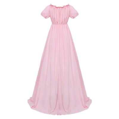 Sophie Beckett Women Pink Dress Cosplay Costume Halloween Carnival Outfit