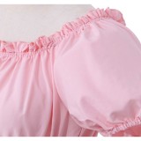 Sophie Beckett Women Pink Dress Cosplay Costume Halloween Carnival Outfit