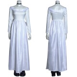 Bride of Chucky Tiffany Long Dress Set Party Cosplay Costume Halloween Carnival