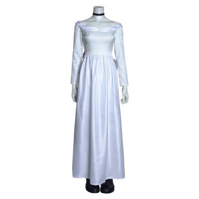 Bride of Chucky Tiffany Long Dress Set Party Cosplay Costume Halloween Carnival