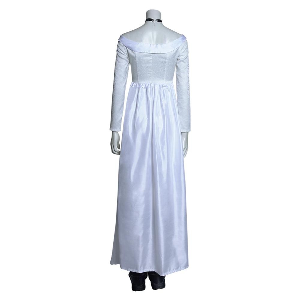 Bride of Chucky Tiffany Long Dress Set Party Cosplay Costume Halloween Carnival