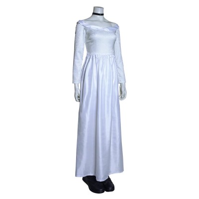 Bride of Chucky Tiffany Long Dress Set Party Cosplay Costume Halloween Carnival